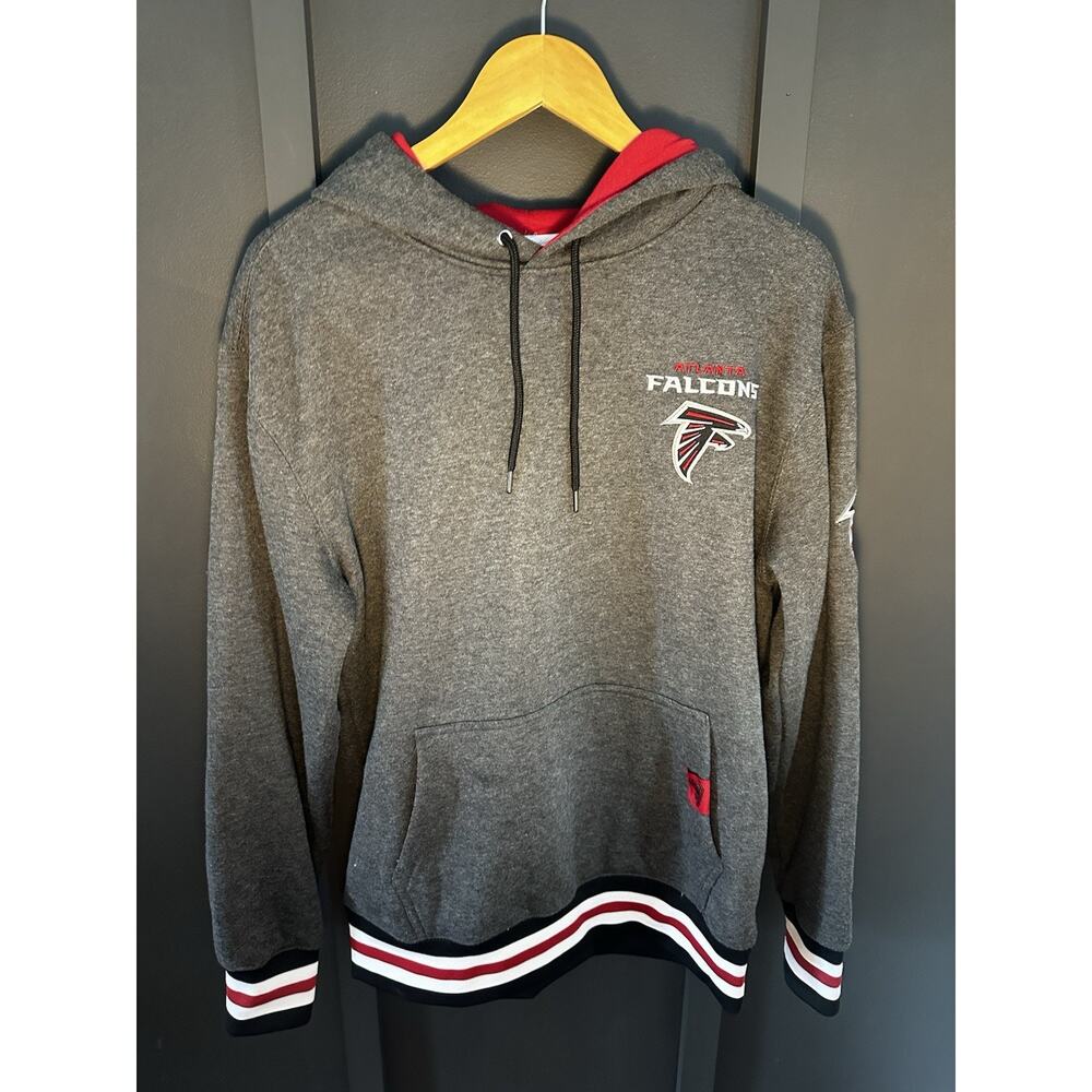 Atlanta Falcons Men’s NFL hooded Grey Sweatshirt With Pocket - Size Small